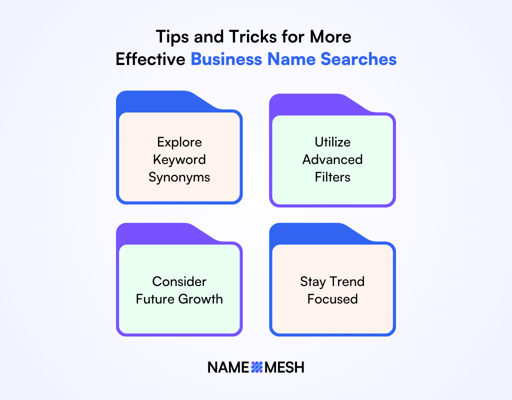 Tips and Tricks for More Effective Business Name Searches